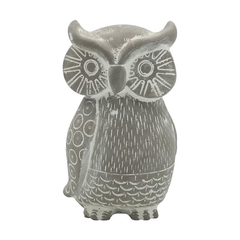 A cement owl in Xianju Can