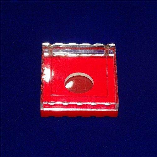 Gift 68*68 Crystal Commemorative Coin Gold and Silver Coin Fashion Business Gift Bag Box Plastic Gift Box