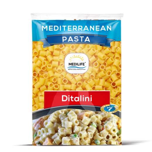 Short pasta , Ditalini/ Macaroni Mediterranean pasta 