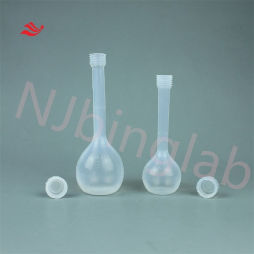 NJbinglab high quality PFA volumetric flask, resuable, class A, for semiconductor use